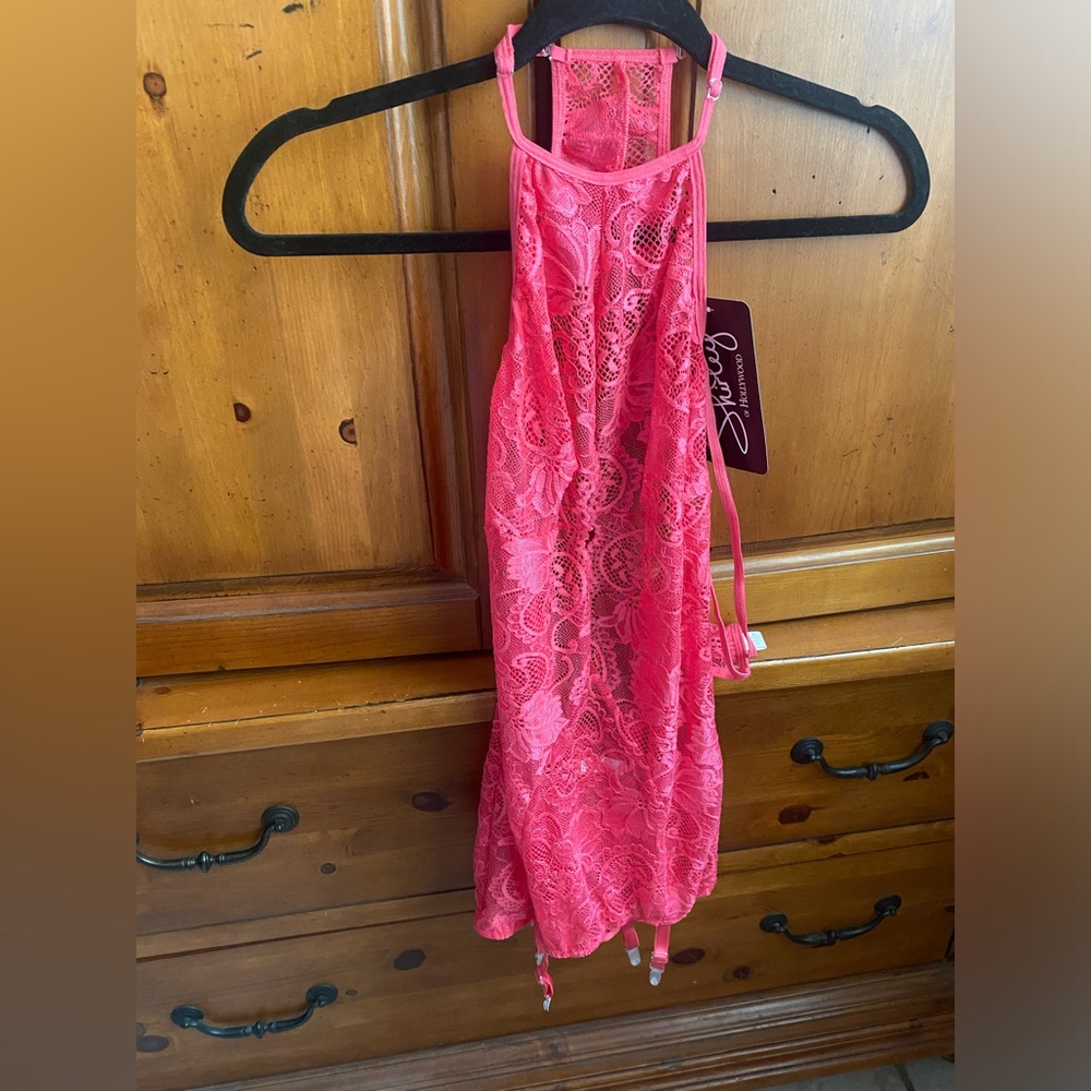nwt shirley by hollywood lingerie bodysuit with panties!
